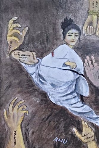 Art by Anu Lanish - Festival of Malayalam in the UK, Art exhibition 2024